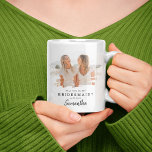 Trendy Smudge Photo | Will You Be My Bridesmaid? Coffee Mug<br><div class="desc">Trendy smudge photo mug,  to ask a friend or family member to be your bridesmaid. Simply upload a photo from your computer or phone. All text is easily customised using the template provided.</div>
