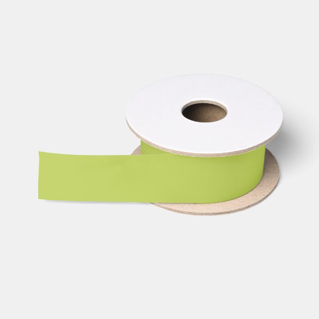 Trendy Soft Chartreuse Satin Ribbon (Spool)