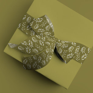 Trendy Sprig Green Satin Ribbon