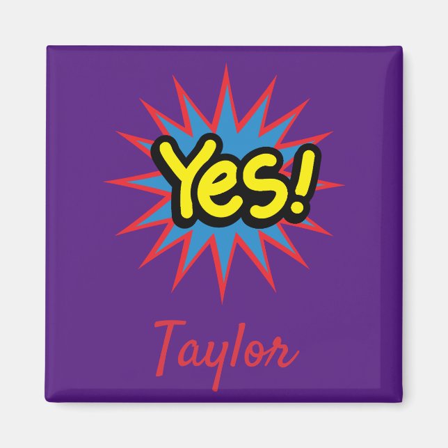 Trendy Street art Magnet (Front)