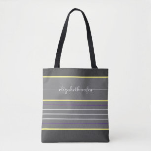 Trendy Stripes Tote Bag