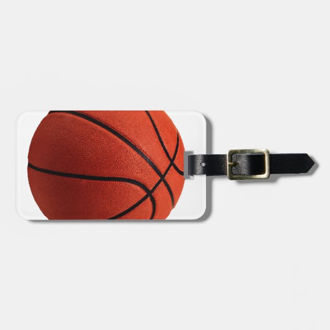Trendy Style Basketball Luggage Tag (Front Horizontal)