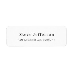 Trendy Style Elegant Minimalist Plain Black White