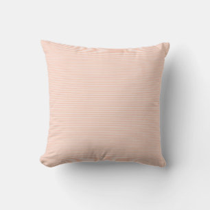 Trendy Stylish Apricot Color Stripes Template Cushion