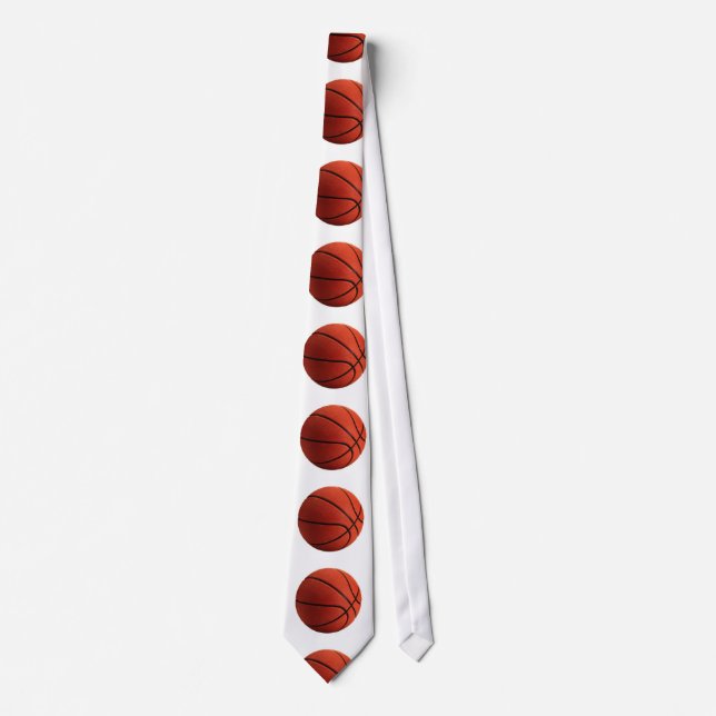 Trendy Stylish Basketball Neck Tie (Front)
