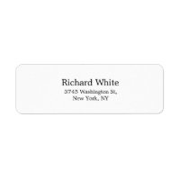 Trendy Stylish Black & White Plain Elegant Modern