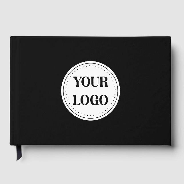 Trendy stylish & elegant branded guest book (Front)