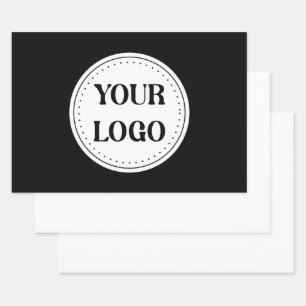 Trendy stylish & elegant branded wrapping paper sheet