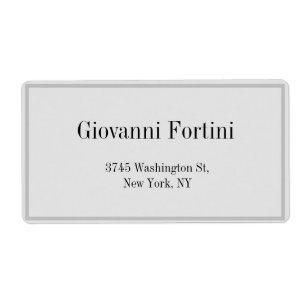 Trendy Stylish Grey Plain Elegant Modern Minimal