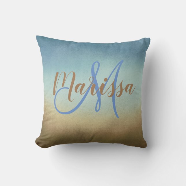 Trendy Stylish Monogram  Cushion (Front)