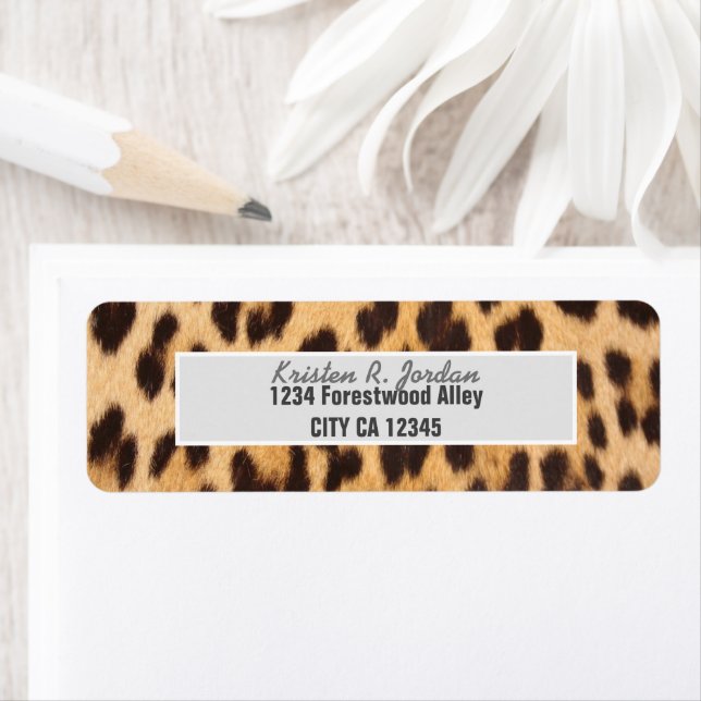 trendy stylish wild safari leopard print (Insitu)