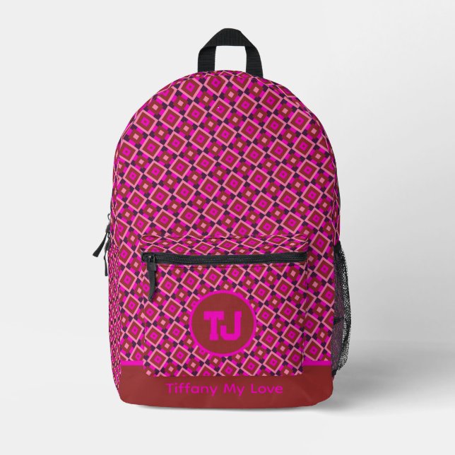 Trendy Summer Back To School Teacher Backpack (Front)