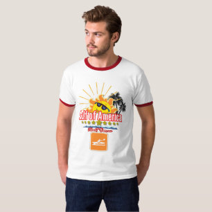 Trendy Summer Design T-Shirt – Vibrant Gulf retro