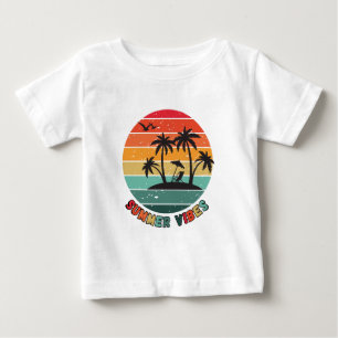 trendy "summer vibes" t-shirt