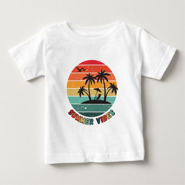 trendy "summer vibes" t-shirt (Front)