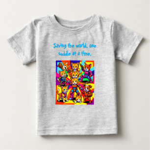 Trendy Superheros Baby T-Shirt