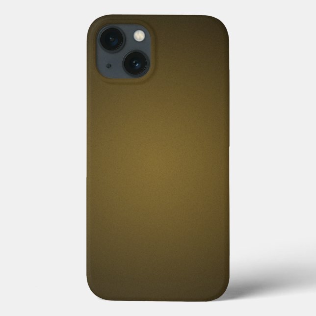 Trendy Tan and Black Grainy Vignette Case-Mate iPhone Case (Back)