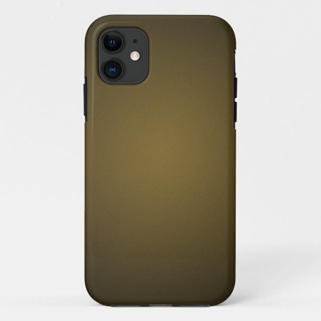 Trendy Tan and Black Grainy Vignette Case-Mate iPhone Case (Back)