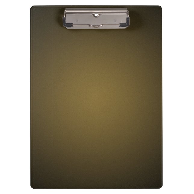 Trendy Tan and Black Grainy Vignette Clipboard (Front)