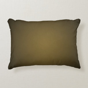 Trendy Tan and Black Grainy Vignette Decorative Cushion