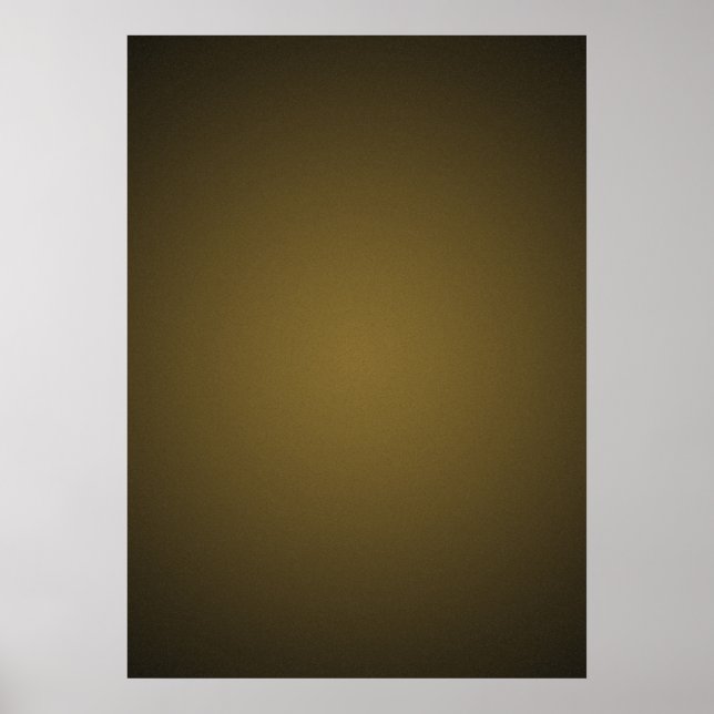 Trendy Tan and Black Grainy Vignette Poster (Front)