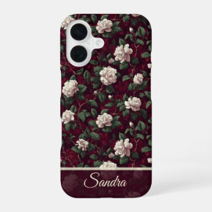 Trendy Teacher Appreciation Gift Gardenias Floral iPhone 16 Case