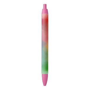 Trendy Template Pink Red Orange Yellow Blue Purple Ink Pen
