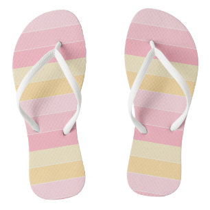 Trendy Template Pink Vanilla Yellow White Pastel Jandals
