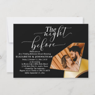 Trendy The Night Before Rehearsal Dinner Invitation