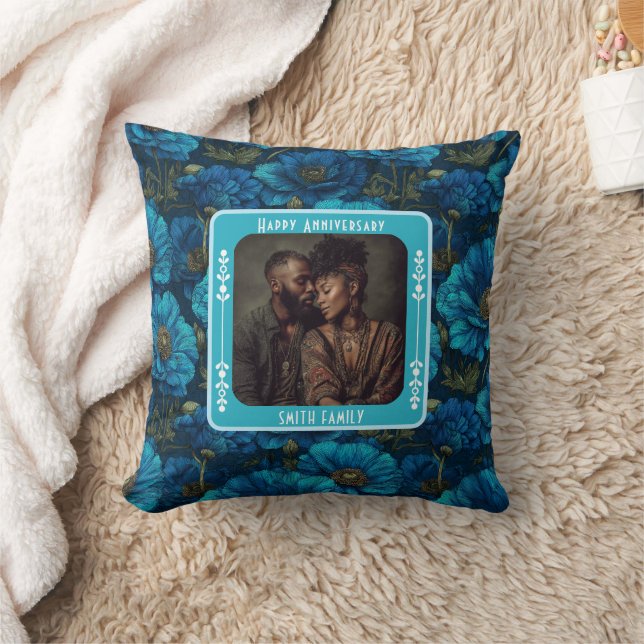 Trendy Thoughtful Vow Renewal Throw Pillow  (Blanket)