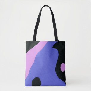 Trendy Tote Bag Aura Black by AdzSpirit