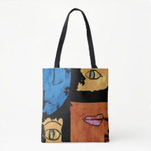 Trendy Tote Bag | The Face by AdzSpirit