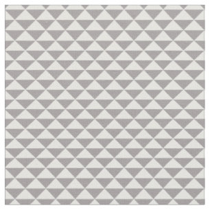 Trendy Triangles Patterned Fabric (Warm Grey)
