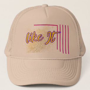 Trendy Trucker Hat Design for Men on Zazzle