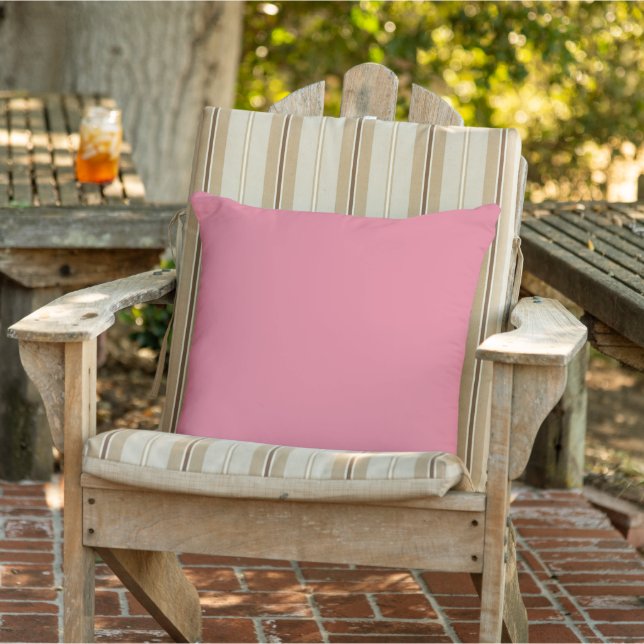 Trendy Tulip Pink Solid Colour Cushion (Chair)