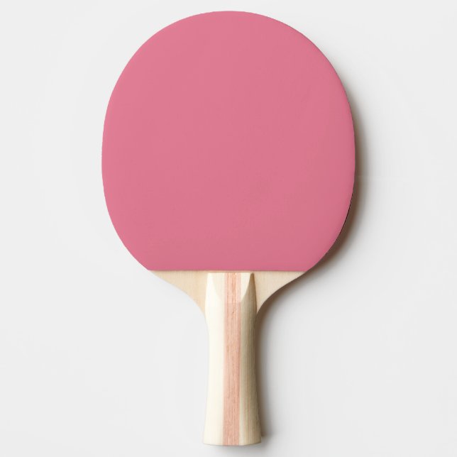 Trendy Tulip Pink Solid Colour Ping Pong Paddle (Front)