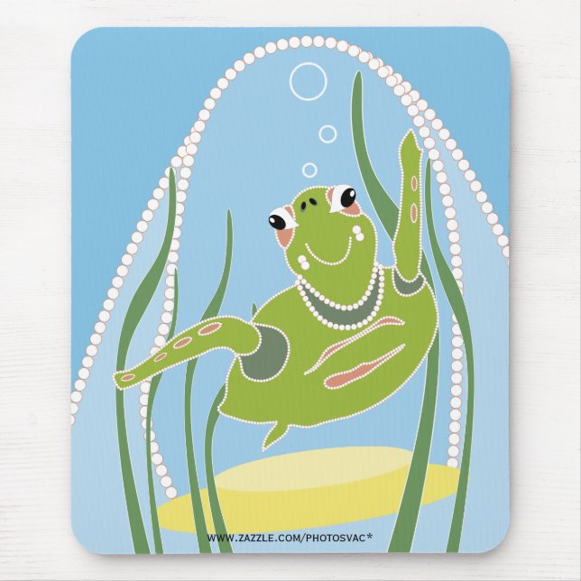 Trendy Turtle Mousepad (Front)