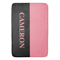 Trendy Two Colours | Name | Black and Salmon Pink