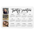 Trendy Typography and Three Photos 2017 Calendar