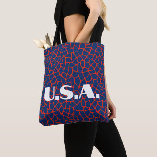 Trendy U.S.A. Election Animal Print Tote