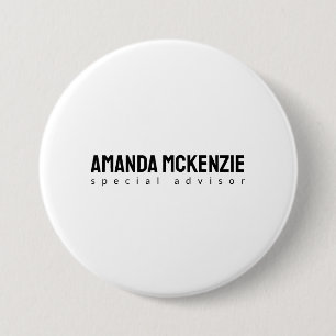 Trendy Unique Creative Minimalist Design 7.5 Cm Round Badge