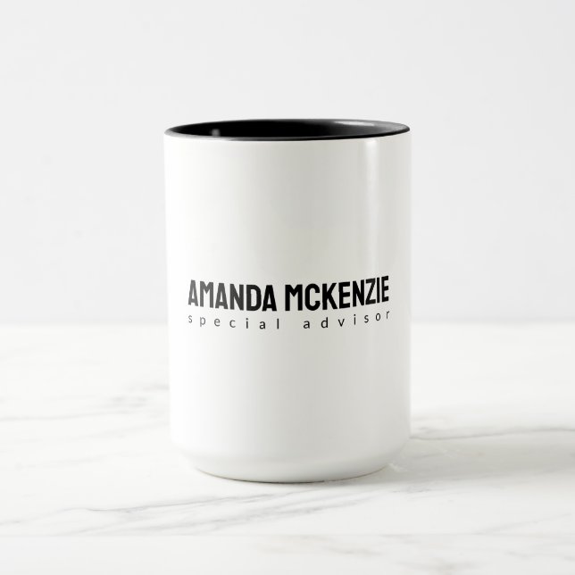 Trendy Unique Creative Minimalist Design Mug (Center)