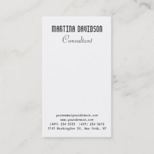Trendy Unique Creative Professional Business Card