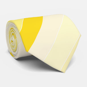 Trendy Vanilla Yellow White Elegant Modern Design Tie