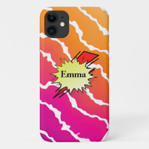trendy vibrant color comic Case-Mate iPhone case