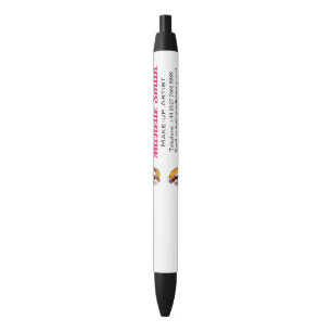Trendy Vibrant Watercolor Eye Makeup Artist Black Ink Pen
