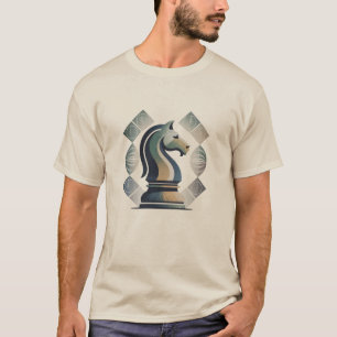 Trendy Vintage Knight Chess Pieces  T-Shirt