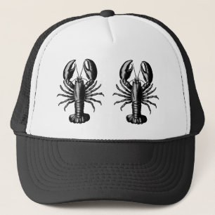 Trendy vintage Lobster Trucker Hat