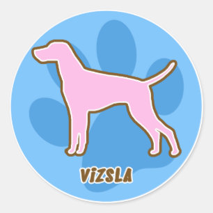Trendy Vizsla Stickers