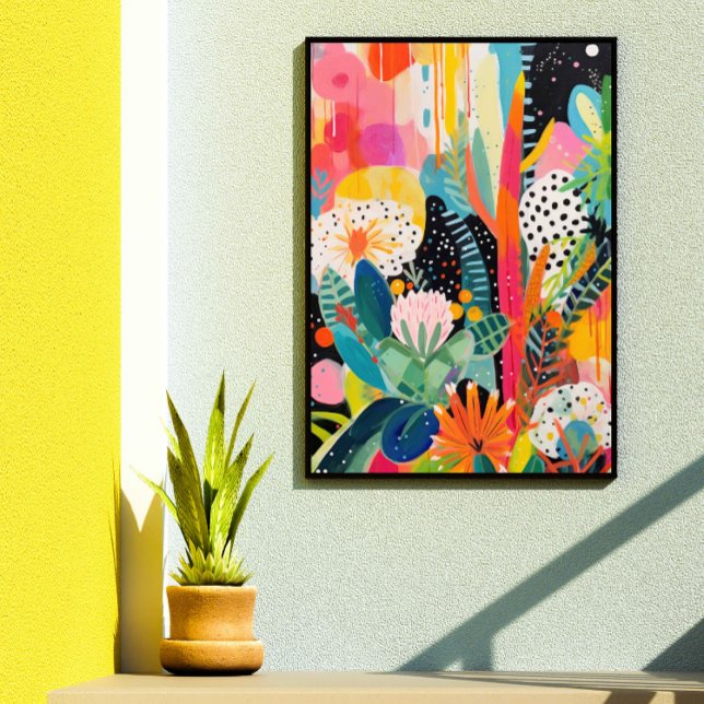 Trendy Wall Art Abstract Print Dopamine Decor  (Creator Uploaded)
